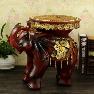树脂工艺品 北欧工艺品 复古文艺 大象换鞋凳 创意礼品厂家直销